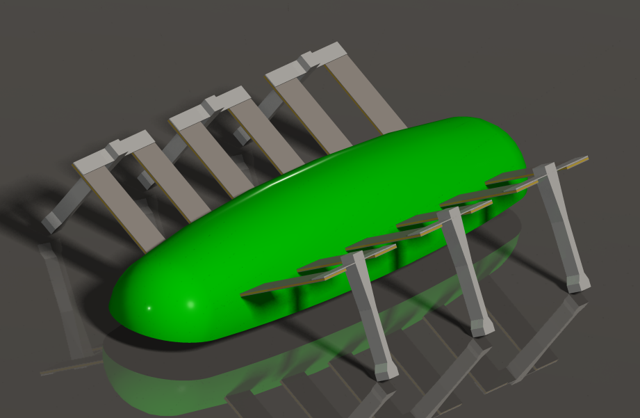 Design of a two degree of freedom resonant miniature robotic leg (Invited Paper)