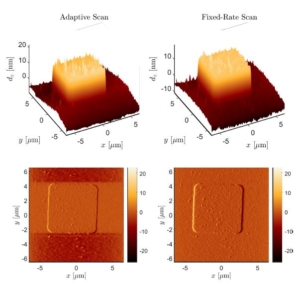 Scan Rate Adaptation for AFM Imaging Based on Performance Metric Optimisation